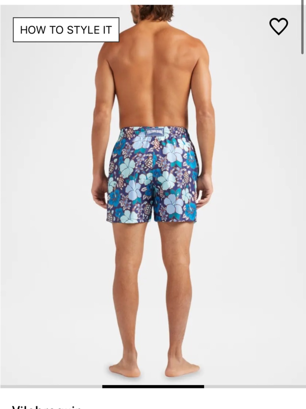 Vilebrequin Moorise Moorea Swim Trunks XL Blue Floral Turtle Print NWT - Picture 3 of 16